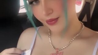 Sofia Brano!! Hot sexy in car